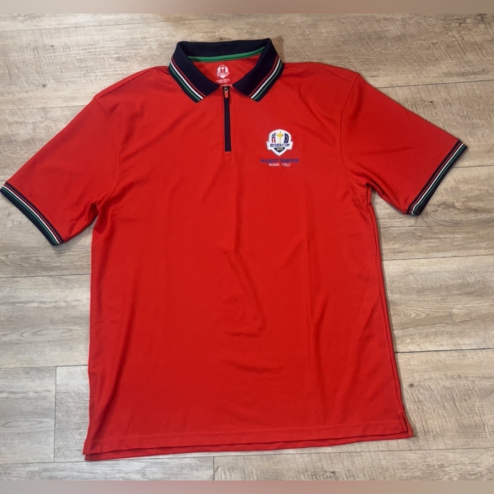 Ryder Cup Men’s 2023 Marco Simone Rome, Italy Polo Shirt Size XL